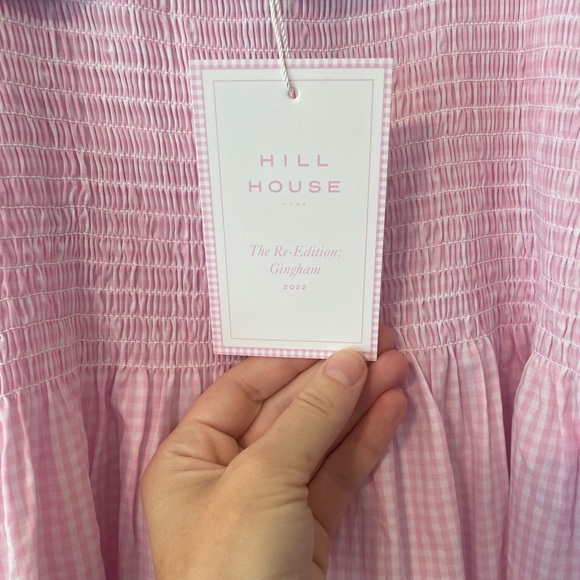 NWT Hill House Ellie Nap Dress Pink Gingham re-edition - Picture 3 of 3